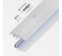 Profilo Alluminio Gradino Scala Paragradino Pavimento Parquet 100CM + Kit Fissag