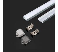 PROFILO ALLUMINIO PER STRISCE LED DA 2MT OPACO VT-8117-LED3370 V-TAC