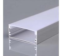PROFILO ALLUMINIO SILVER PER STRISCE LED CON DIFFUSORE 2MT OPACO VT-8206S-LED23178 V-TAC