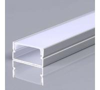 Profilo Alluminio Slim 20X10mm Standard Spazio Led Max 18,5mm con la Copertura