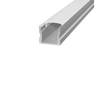 Profilo Alto 1m e 2m per striscia LED Alluminio Quadrato Variante Lunghezza Profilo 2 metro