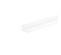 Profilo angolare 2 m 10x10 mm alluminio bianco Bianco