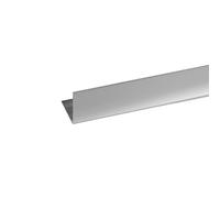 Profilo angolare 2 m 15x15 mm alluminio argento brillante Alluminio argento