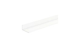 Profilo angolare 2 m 20x20 mm alluminio bianco