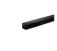 Profilo angolare 2 m 40x40 mm in pvc nero