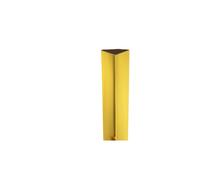Profilo angolare a L 1 m 10x10 mm alluminio anodizzato ottone lucido Ottone lucido