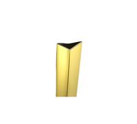 Profilo angolare a L 1 m 11x16 mm alluminio anodizzato ottone lucido Ottone lucido