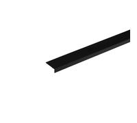 Profilo angolare a L 1 m 30x20x1 mm in pvc nero opaco