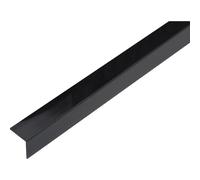 Profilo angolare a L 1 m 30x30 mm in pvc nero opaco Nero opaco