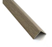 Profilo angolare a L adesivo 1 m 11x11 mm in pvc quercia salina Quercia