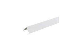 Profilo angolare a L adesivo 1 m 20x20 mm in pvc bianco lucido