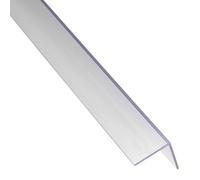Profilo angolare a L adesivo 1 m 20x20 mm in pvc cromo