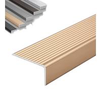 Profilo Angolare Alluminio Per Scale Profilo Di Protezione Forma Di L | Profilo per Bordi per Scale Gradini Profilo Angolare Antiscivolo per Scale Interne ed Esterne