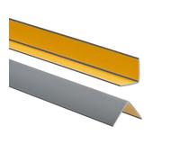 Profilo Angolare Autoadesivo per protezione spigoli 30x30mm 110cm Argento | Protezione angoli, listello in plastica flessibile, facile da installare