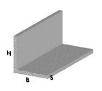 profilo angolare cm 200 h cromato 20x20x1 mm profili alluminio asta