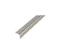 Alberts 468842 Profilo angolare | tipo “mandorlato” | alluminio, nudo | 1000 x 23,5 x 23,5 mm