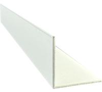 Profilo angolare in alluminio, 60 x 60 x 2 mm, lunghezza: 1.000 mm, RAL 9016, colore bianco traffico