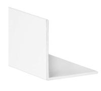 Profilo Angolare in Alluminio Bianco di vari spessori e di diverse misure (Spessore 2mm x lunghezza 2000mm x 30mm x 30mm)