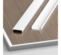 Profilo angolare in metallo, 100 cm, 3 pezzi, striscia protettiva per piastrelle e pavimenti, facile da installare, design moderno (opt 2, 36 mm)