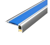 Profilo Angolare Per Gradino Profilo Antiscivolo Per Gradini 90 100 120cm | Profili Protettivi Gradini Alluminio Con Fessura Per Luce LED, Strisce Antiscivolo