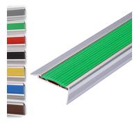 Profilo Angolare Per Scale Antiscivolo In Alluminio Profilo Per Gradini | 1m Profilo Per Bordi Scale In Metallo Gomma Profilo Angolare Per Gradino