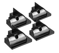 Profilo angolare solare ABS set resistente nero 150 x 150 mm 4 pezzi Offgridtec