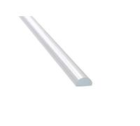 Profilo anti-rumore per doccia, asta semicircolare in acrilico, 5 x 10 x 1000 mm, confezione doppia, 2 pezzi, in PMMA resistente agli urti (acrilico), guarnizione trasparente paraspruzzi per docce in