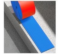 Profilo antiscivolo for gradini in vinile blu - Battistrada di sicurezza autoadesivo for gradini interni ed esterni(LxW 5mx4cm)