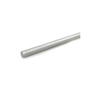 Profilo Barra Piena Tonda in Alluminio da 2 Metri | Finitura Cromo Satinato | 2 Misure Disponibili per Rifiniture Perfette (Cromo Satinato, Diametro 10 mm)