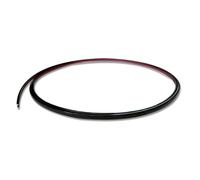 Profilo Bordo a U 10m, Bordatura Autoadesiva per Mobili | Profilo di protezione a U flessibile per mobili, 4-10mm, restauro bordi e riparazione armadi(Matte black,6mm/0.23inch)