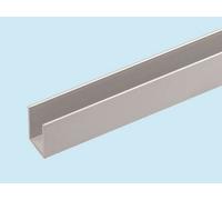 Profilo Canalino Da 2 Metri A U Argento Mm 8X8X1 Set 5 Pezzi - Arcansas