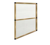 Profilo componibile Irs Clarissa per zanzariera a pannello 26x10x250 cm bronzo Bronzo