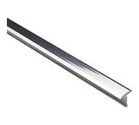 Profilo coprigiunto a T in alluminio anodizzato argento lucido 9 mm x 0,9 m Argento