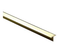 Profilo coprigiunto a T in ottone lucidato 9 mm x 0,9 m Ottone