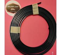 Profilo cromato con adesivo /UNIVERSALE / 5,3 mm x 3,5 mm / Rotolo 3 metri