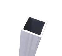 Profilo del tubo quadrato in lega di alluminio rettangolare in Staffa for modelli Industria dei materiali decorativi(24cmx25mmx25mmx1mm)