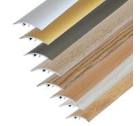 Profilo di adattamento Dalsys 90cm x 50mm, alluminio faggio, profilo compensazione altezza, barra di transizione pavimento, giunto laminato extra largo, soglia porta, profilo transizione vinile