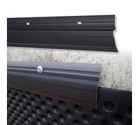 Profilo di Copertura Listello di Protezione per Pluriball PVC 65x10 Lemal PT6 - Nero, 50 Metri / 25 Rendere
