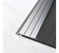 Profilo di finitura a T in alluminio, Strisce di transizione for pavimento in alluminio da 90 cm/3 piedi, confezioni multiple(Silver,10pcs 90cm/3ft)