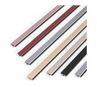 Profilo di finitura a T in alluminio, Striscia Di Transizione for Pavimento In Alluminio for Laminato E Piastrelle, 6-40 Mm, Confezione Da 3(Black,15mm)