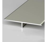 Profilo di finitura a T in alluminio, Striscia di transizione in alluminio da 30-60 mm for pavimenti in piastrelle legno e cemento(Champagne,30mm/1.2in*3ft)
