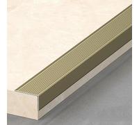 Profilo di finitura per bordi di scale Bordo for scale in alluminio 3 pezzi 1 m multicolore multi dimensioni for gradini in legno for piastrelle in cemento