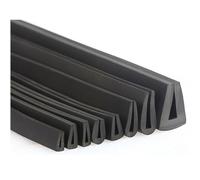 Profilo Di Guarnizione Flessibile In Gomma A U, Striscia Di Tenuta Piatta/rotonda Da 4x8mm A 16x14mm, Opzioni Da 1/2/3/4/5 Metri, For Automotive, Metallo, Macchinari(5x11mm Round,1Meter)