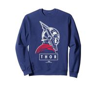 Profilo di Marvel Thor: Ragnarok Thor Felpa, Unisex per Adulti, Navy, S