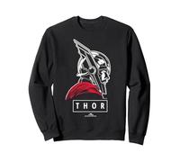 Profilo di Marvel Thor: Ragnarok Thor Felpa, Unisex per Adulti, Nero, L