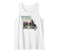 Profilo di St. Louis Missouri Canotta