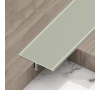 Profilo Di Transizione A T, 90 Cm × 3 Pezzi, Divisorio Per Pavimenti In Laminato Di Alluminio, Soglia Per Fessure Nel Pavimento E Piastrelle(Gun Grey,50mm*90cm)