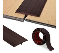 Profilo di transizione autoadesivo, profilo a T, PVC listello di transizione 5 x 100 cm, per porte e pavimenti di collegamento di piastrelle in laminato