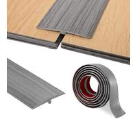 Profilo di transizione autoadesivo, profilo a T, PVC listello di transizione 5 x 200 cm, per porte e pavimenti di collegamento di piastrelle in laminato