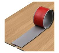 Profilo di Transizione Autoadesivo - Strisce di Copertura per Pavimenti in PVC - Strisce Profilo di Transizione Pavimento - Per Coprire le Fughe Tra Pavimenti in Legno e Piastrelle(Gray,6mx4cm)